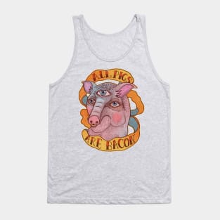 All Pigs Are Bacon Tank Top